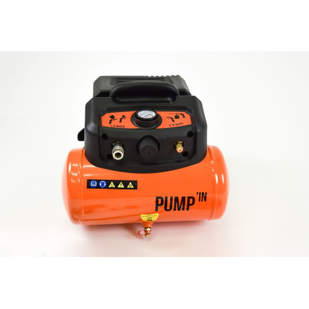 Pump'in TANK - Mini-compresseur avec cuve de 6l