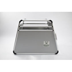 Cage pour chien tube alu rond taille large 80x60.5x64