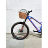Panier de vélo avant en osier pour chien ou chat