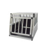 Cage pour chien tube alu CARRE 68x54x50 taille M - 1 porte