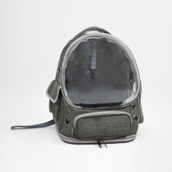 Sac à dos de transport avec bulle chien/chat