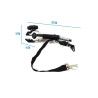 ADAPTADOR DE REMOLQUE DE BICICLETA PINZA CUADRO