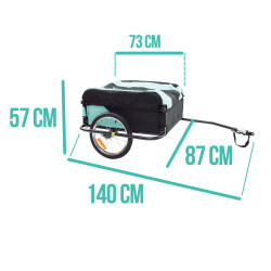 REMORQUE VELO BACHEE