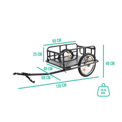 REMORQUE VELO ECO PLIABLE