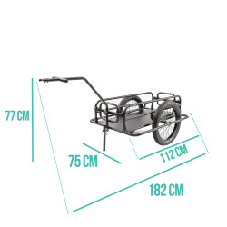 REMORQUE VELO PLIABLE TIGE DE SELLE