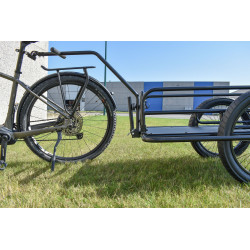 REMOLQUE DE BICICLETA PLEGABLE, TALA DE SILLÍN