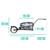 REMOLQUE 1 RUEDA SUSPENDIDA + BOLSA