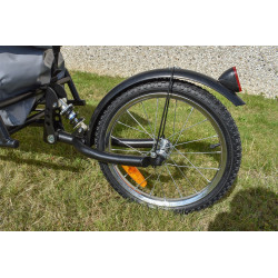 REMORQUE 1 ROUE SUSPENDUE + SAC