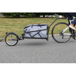 REMORQUE 1 ROUE SUSPENDUE + SAC