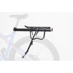 Portaequipajes trasero ajustable para bicicleta