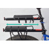 Portaequipajes trasero ajustable para bicicleta