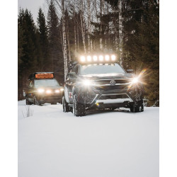 PIAA DKX595E Paire de feux LED auxiliaires 23,4cm/ 9" – Lumière blanche 5500K – Longue portée puissante – 4x4 / SUV