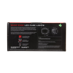 PIAA DKQE39E Paire de feux LED auxiliaires cubiques 5600K (9,7 × 8,9 × 7,3 cm) – Éclairage longue portée – Auto / 4x4 / Moto