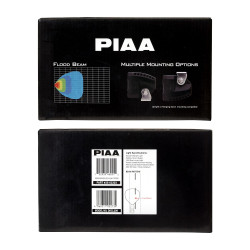 PIAA DKCL209 Par de luces LED auxiliares cuadradas 5600K (8,1 × 6,0 × 5,8 cm) - Haz ancho - Auto / Moto / Off-road
