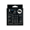 Coppia di lampadine LED conversione per fari H4 6600K/18W