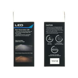 Pares de bombillas LED de conversión para faros H4 6600K/18W
