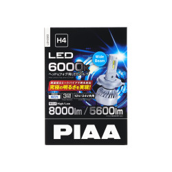 PIAA LEH220 Paar LED-lampen ombouw voor H4 koplampen 6000K/45W