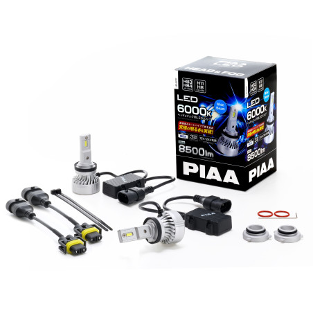 PIAA LEH221 Coppia di lampadine LED di conversione per fari H11/H8/H9/H16 6000K/45W