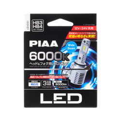 PIAA LEH231 Paar LED-lampen conversie voor HB3/HB4/HIR1/HIR2 6000K/34W koplampen