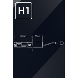 PIAA LEH263 Paar LED-Umwandlungslampen für Scheinwerfer H1 6000K/11W