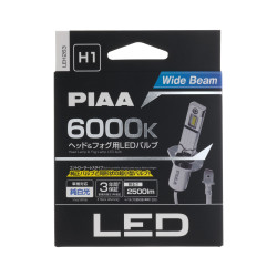 PIAA LEH263 Paire d'ampoules LED conversion pour phares H1 6000K/11W