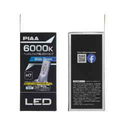 PIAA LEH265 Par de bombillas LED de conversión para faros H7 6000K/12W