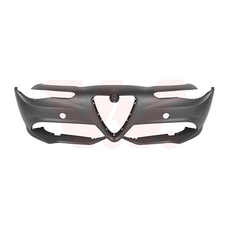 Pare-choc avant en primer veloce sans trous pour parkcontrol