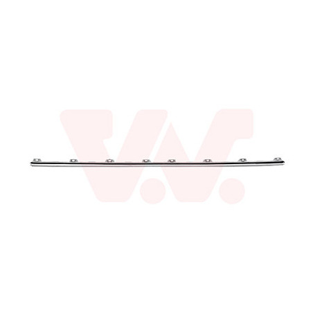 Moulure centrale pare-choc avant -17 partie inférieure chrome