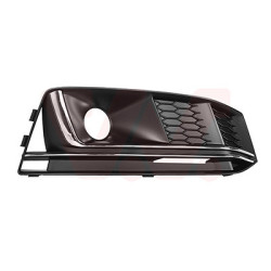 Grille prise d'air inférieure droite s-line pour véhicules avec radar de distance (cruise control)  a.b. avec moulure chromée