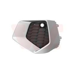 Grille prise d'air inférieure gauche -24 advanced noir  trou pour parkcontrol cadre  argent