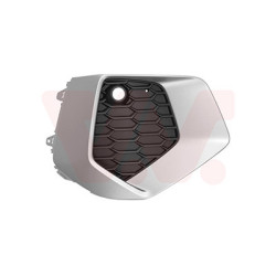 Grille prise d'air inférieure droite -24 advanced noir  trou pour parkcontrol cadre  argent