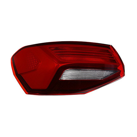 Feu arrière gauche sans partie électrique partie extérieure