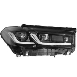 Phare double avant droit 21  led pour véhicule avec système d éclairage avant adaptatif foncé (shadow-line)