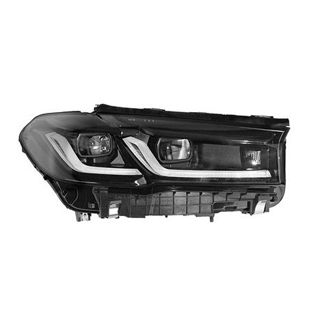 Phare double avant droit 21  led pour véhicule avec système d éclairage avant adaptatif foncé (shadow-line)