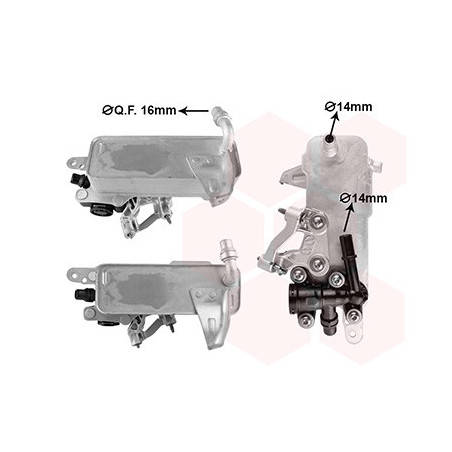 Radiateur huile pour boÎte de vitesse automatique