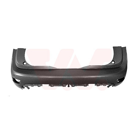 Pare-choc arrière en primer avec trous pour parkcontrol