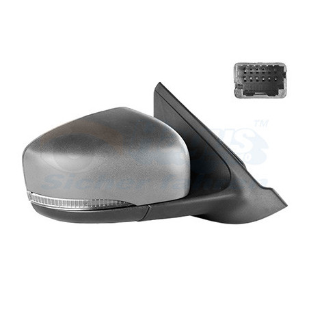 Rétroviseur électrique complet droit 7pin primer avec sonde de température