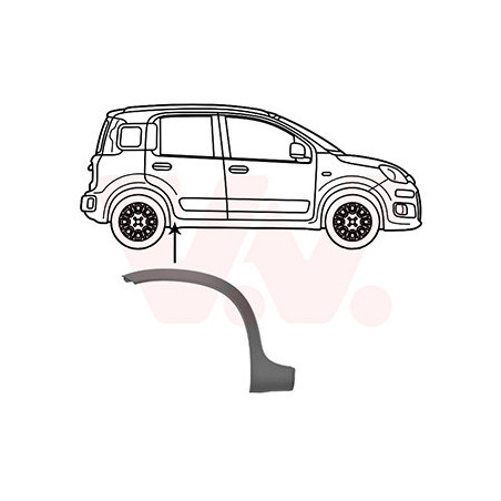 Moulure passage roue arrière droit 4x4 trekking climbing partie arrière pas cross