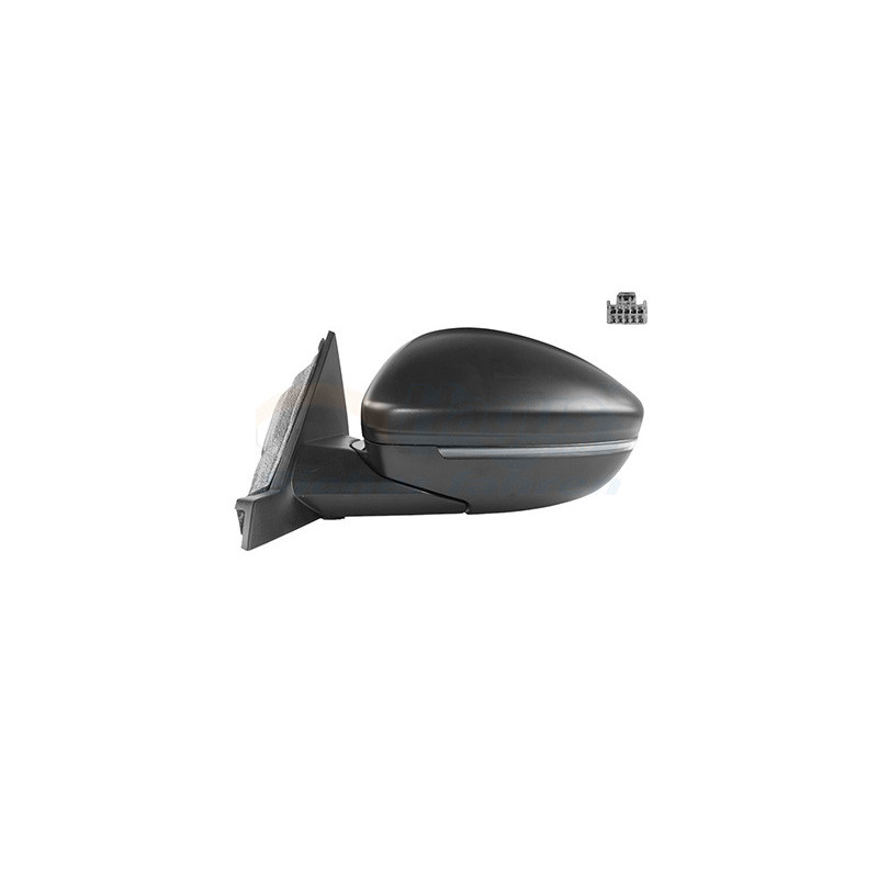 Rétroviseur électrique complet gauche 5pin noir