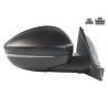 Rétroviseur électrique complet droit 7pin noir avec sonde de température