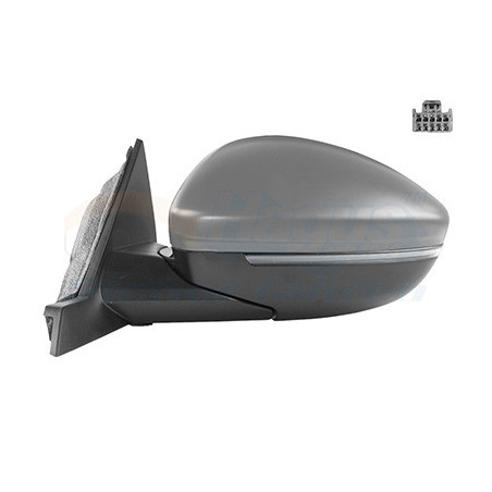 Rétroviseur électrique complet gauche 5pin primer