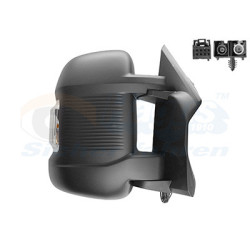 Rétroviseur électrique complet droit 24  w16w bras court chauffant avec sonde de température avec radio et antenne dab