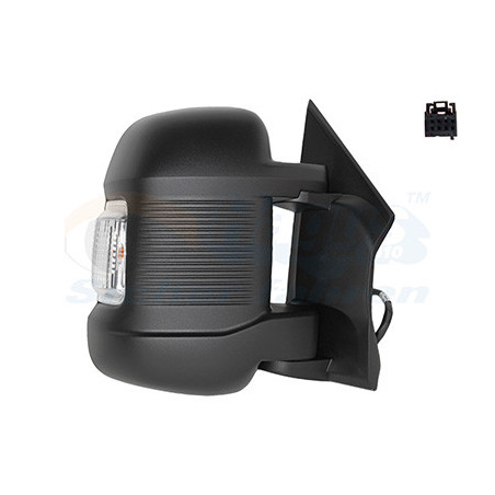 Rétroviseur électrique complet droit 24  w16w bras court chauffant