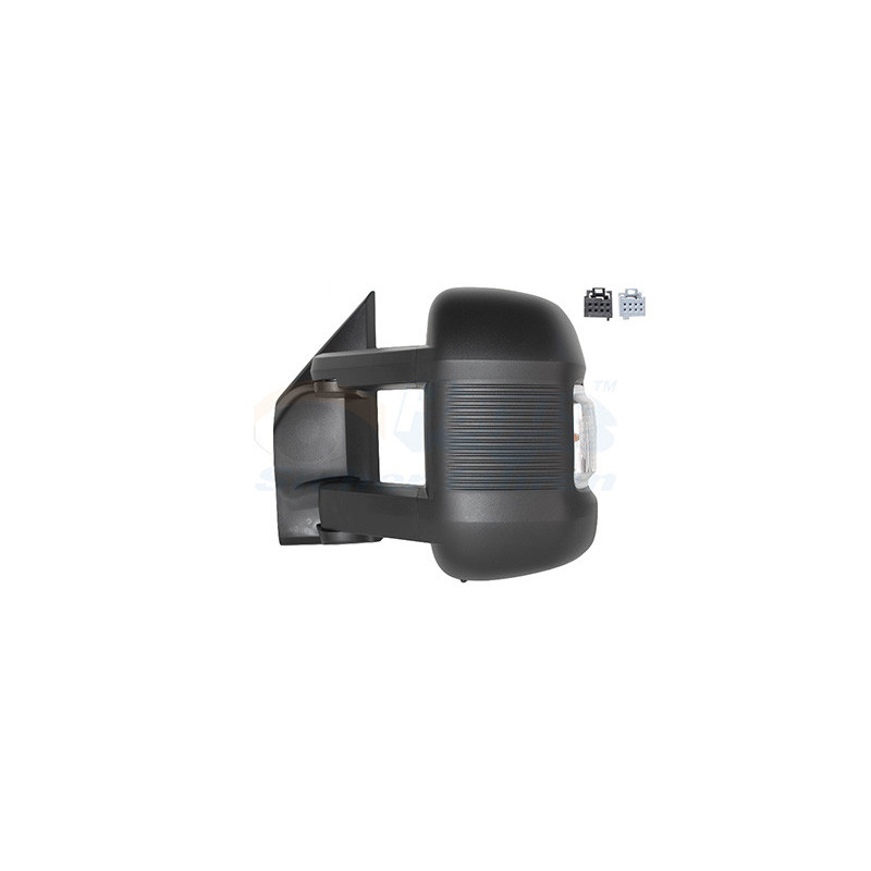 Rétroviseur électrique complet gauche 24  w16w bras long chauffant avec sonde de température