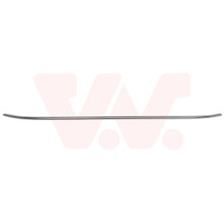 Moulure centrale de pare-choc avant chrome