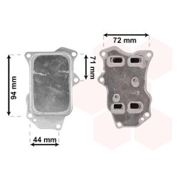 Radiateur huile pour moteur