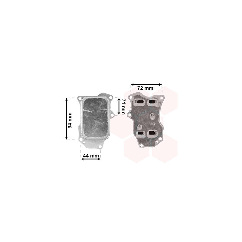 Radiateur huile pour moteur