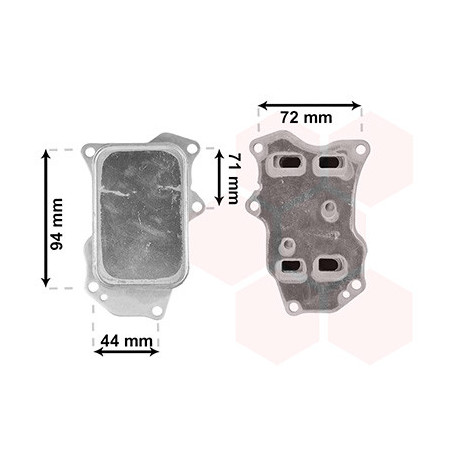 Radiateur huile pour moteur