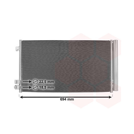 Condenseur avec bouteille
