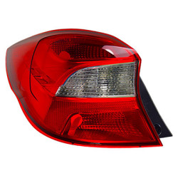 Feu arrière gauche sans partie électrique 18  fumé